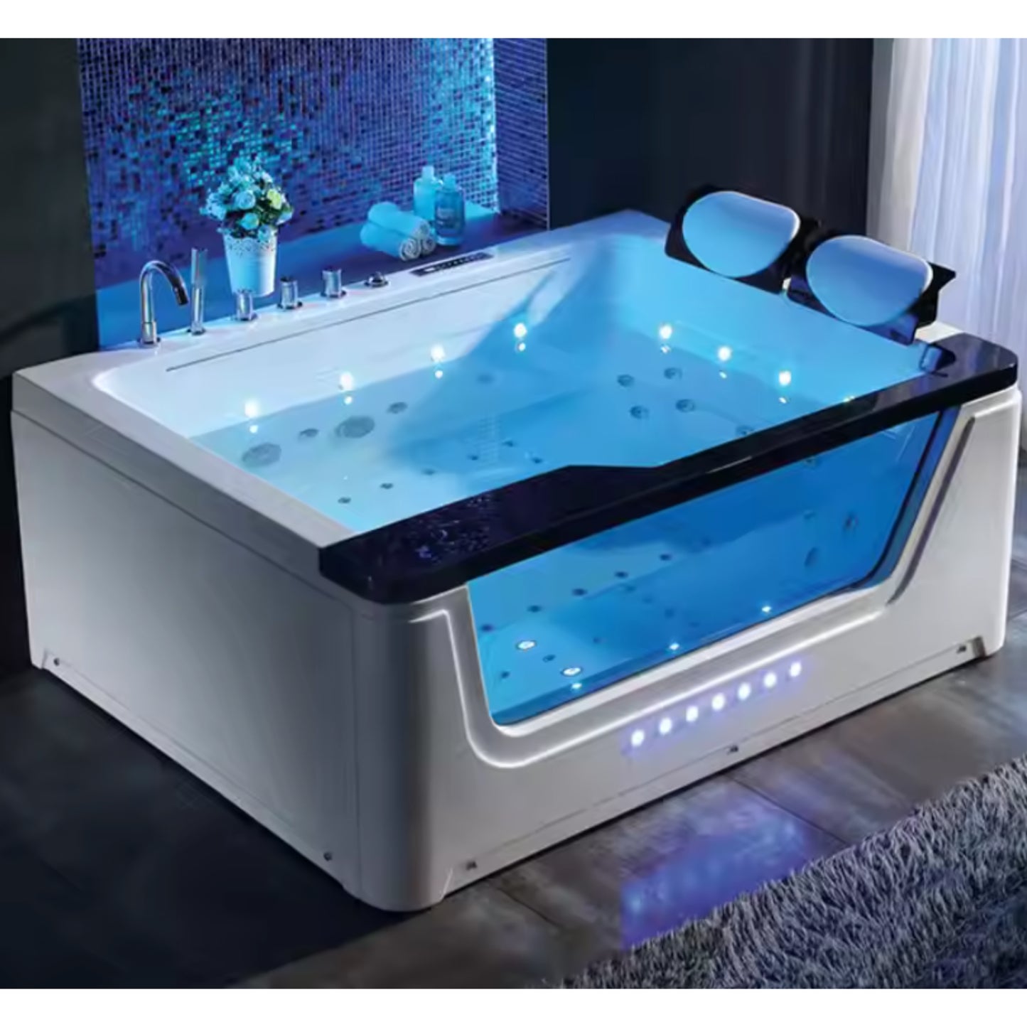 CrystalView Duo Spa Bath