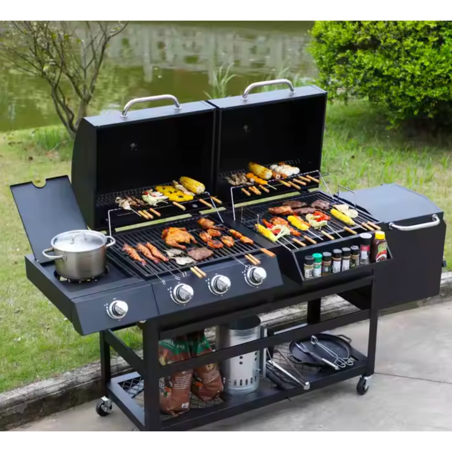 ForgeMaster Titan Multi-Zone Grill Station