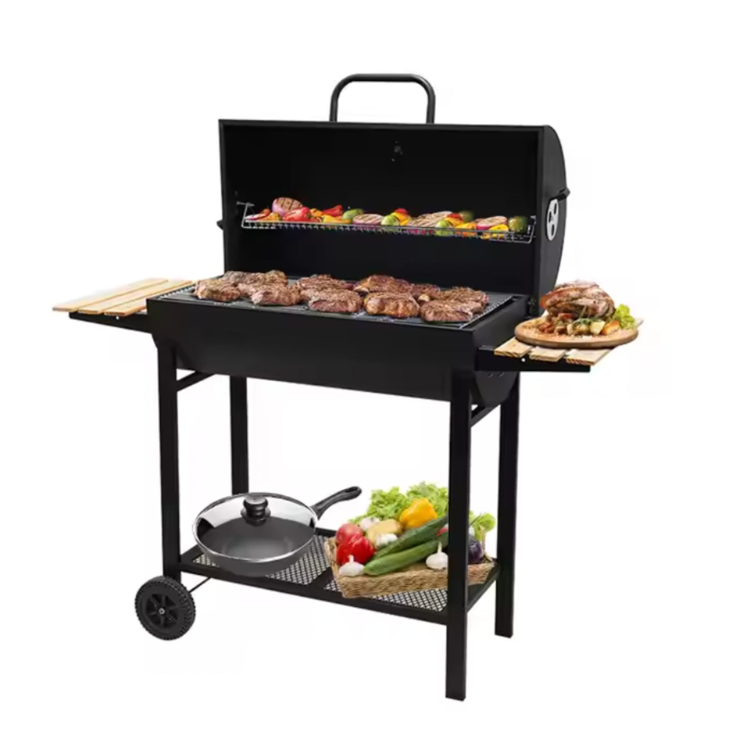 EmberOak Classic Barrel Charcoal Grill